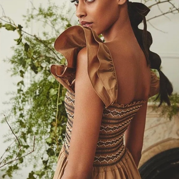 Cara Cara Dress NWT Ruby Dress in Khaki Mixed New XL - Picture 2 of 12